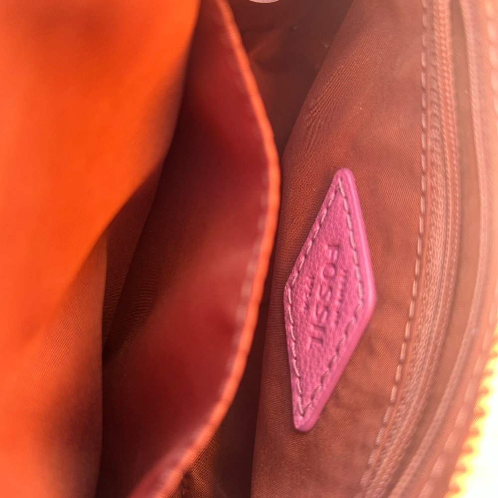 Fossil Pink Mini Satchel Bag - Picture 9 of 9